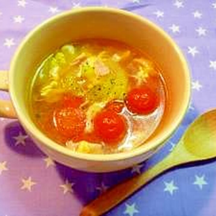 ミニトマトとセロリで簡単スープ レシピ 作り方 By Sor 66 楽天レシピ ミニトマトとセロリで簡単スープ レシピ 作り方 By Sor 66 楽天レシピ